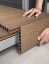 DuoDeck Co-Extrusie Grey - Coal | 2.3 x 13.8 x 400cm | 2 kleurcombinaties