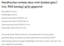Hardhout deur met isolatie glas | linksdraaiend