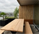 Bamboe schutting naturel | 5 hoogte maten leverbaar