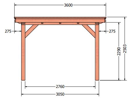 Florance veranda 545 x 360cm