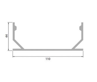 Alu Side Drain | Verbindingsstukken | Grey