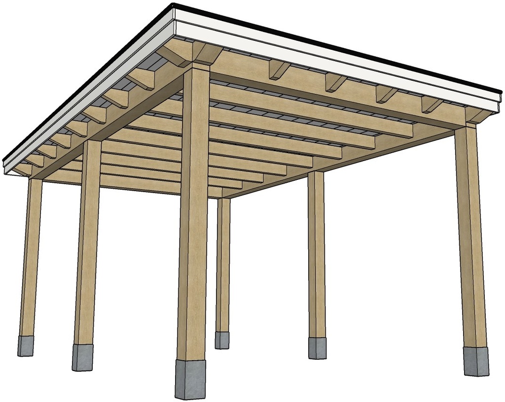 Foligno Eiken veranda | 500 cm breed