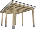 Foligno Eiken veranda | 500 cm breed