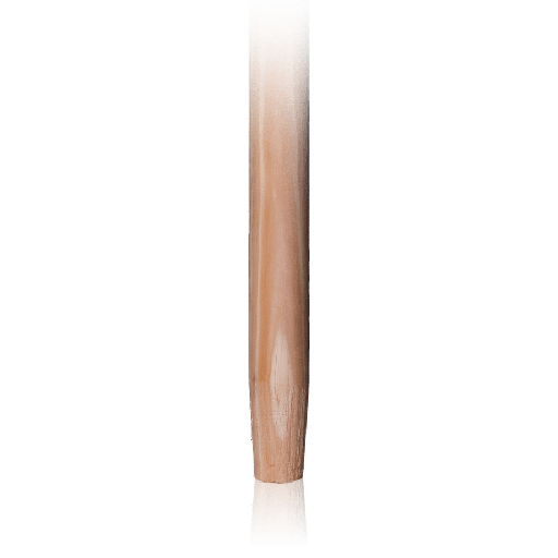 Bezemsteel | Steel hout dik 1500x28 mm