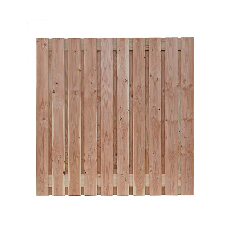 Basic tuinscherm | 17+2 planks | geschaafd douglas