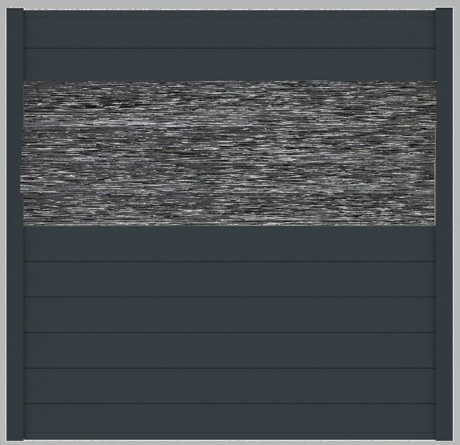 aluWoods combo | Dark Grey | 180x200cm