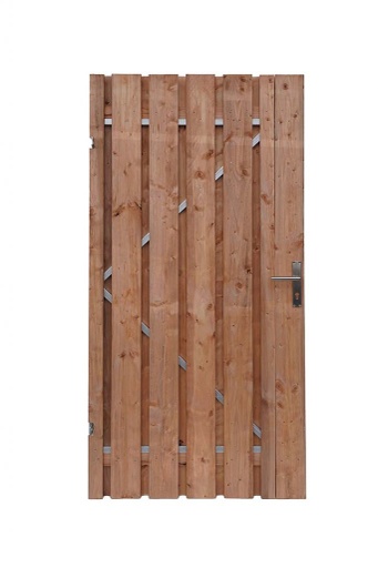 Tuinpoort Caballero op gegalvaniseerd frame | incl. hengen en RVS dag/nachtslot