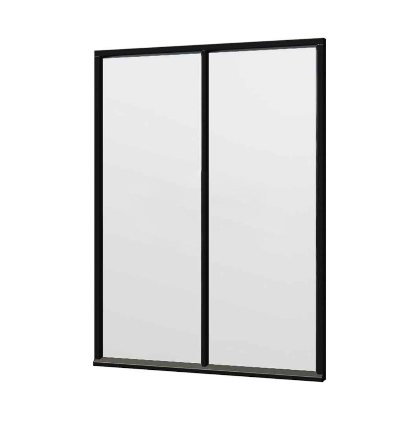 Steel Look raam 163cm | gelaagd dubbel glas | incl. bevestigingsmaterialen