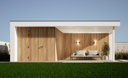 Poolhouse Modern | 730 x 330cm met berging