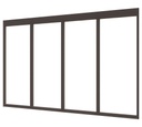 Douglas Steellook raam 348 of 394cm | gelaagd dubbel glas | incl. bevestigingsmaterialen