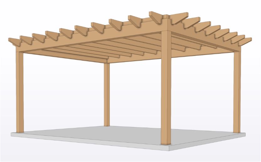 Excellent prefab frame XL | 498cm breed x 398cm diep - dak 568cm x 433cm