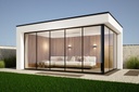 Poolhouse Modern | 560 x 360cm glas