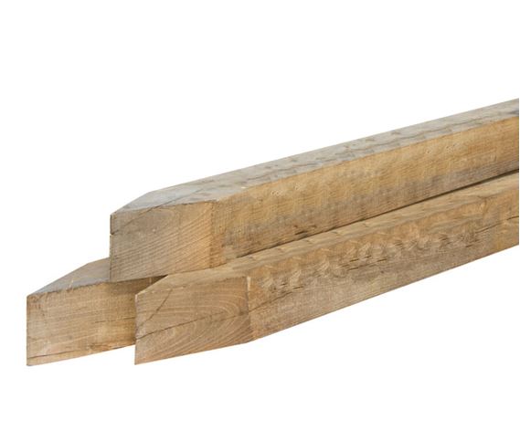 Paal Cloeziana 8-10cm | fijnbezaagd en gepunt | 2 maten &amp; diverse lengtes