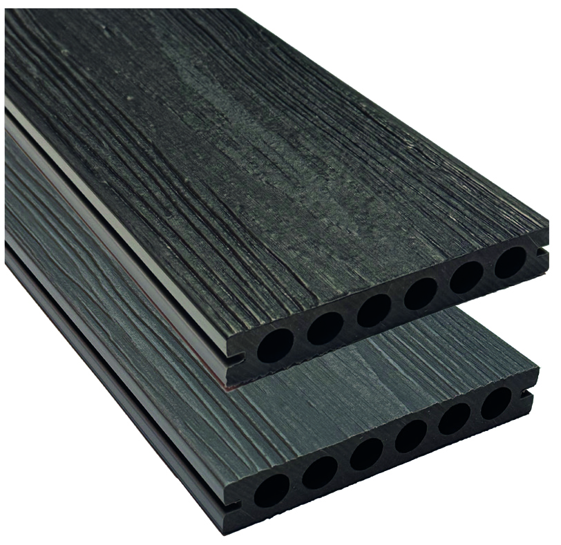 DuoDeck Co-Extrusie Grey - Coal | 2.3 x 13.5 x 400cm | 2 kleurcombinaties
