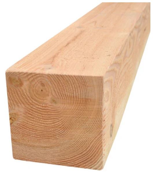 Douglas Palen 15x15 cm (150x150 mm) Fijnbezaagd