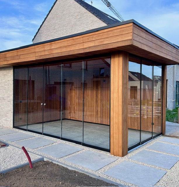 Luxe glazen schuifsysteem | Breedte tot 300cm x Hoogte tot 245cm