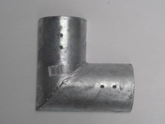 Verbinding voor ronde palen - vuurverzinkt (meerdere varianten)