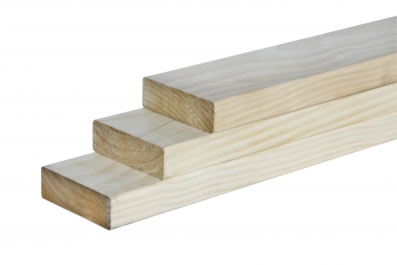 Balk accoya | 4.5x14.5x480cm | geschaafd