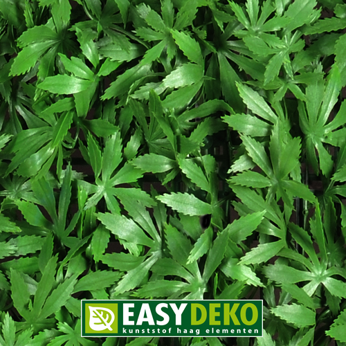 Easydeko Kunsthaag Cannabis Sativa per m²