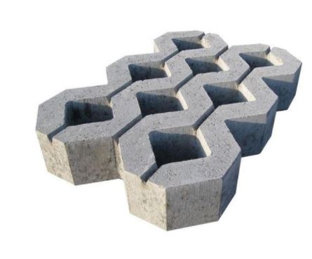 Grastegel beton 60x40x10cm