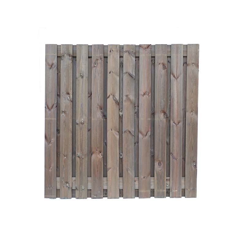 Luxe tuinscherm 19+2 planks | geschaafd Nobifix