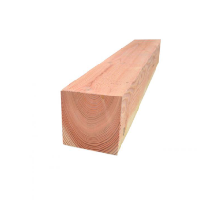 Paal douglas | 7.5x7.5x300cm | vers en fijnbezaagd