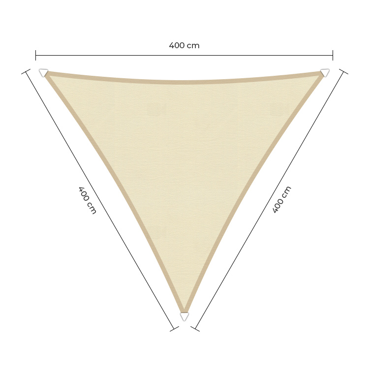 Schaduwdoek driehoek waterdicht