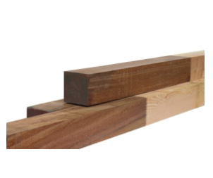[VS.1004315] H2H® Schutting Combi-paal | Douglas hardhout | 9.3x9.3x300cm