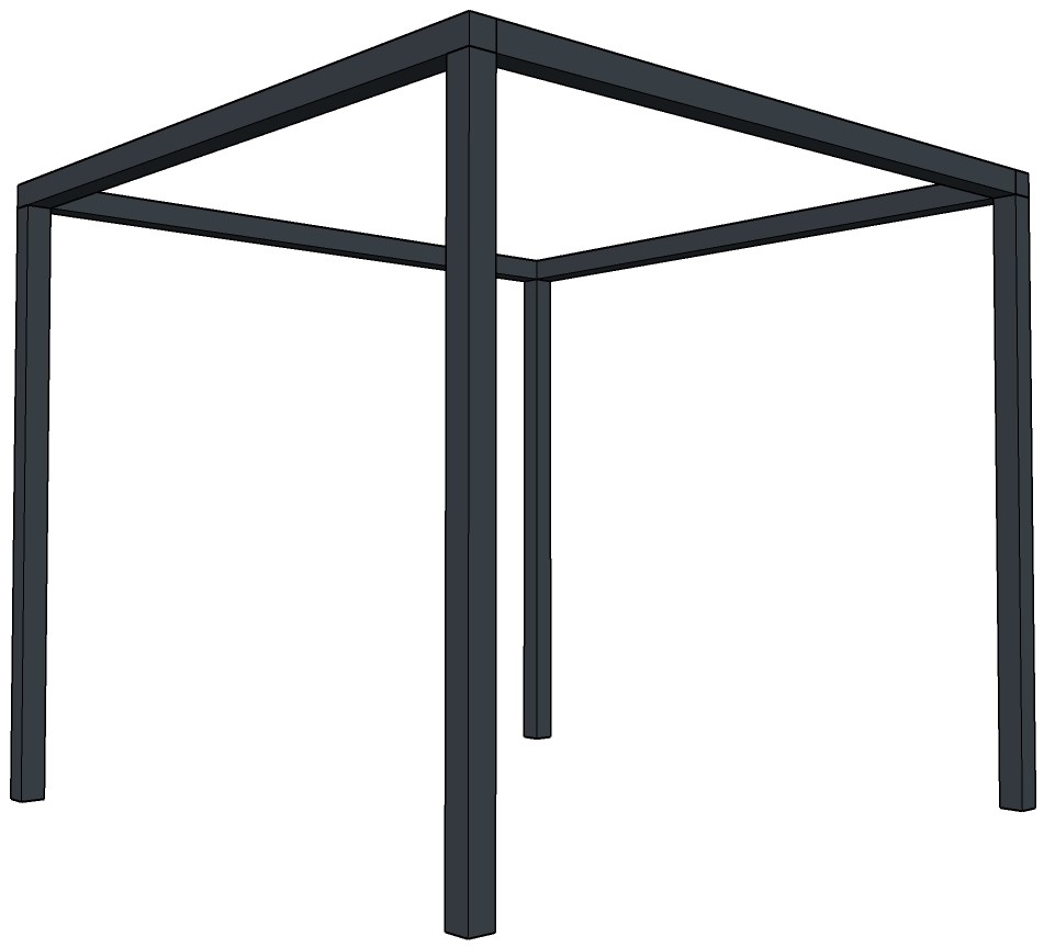 Pergola alu 400 diep