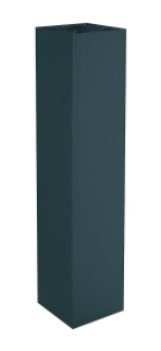 aluWoods DeLuxe paal | inclusief afwerkset | 3 kleuren, 2 lengtes