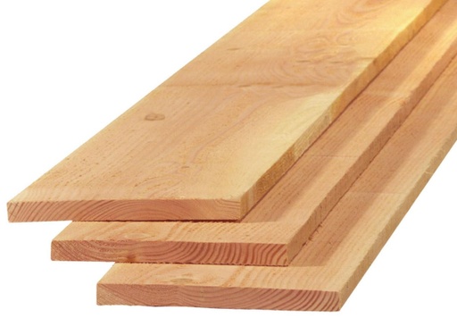 Plank douglas | 2.2x25cm | vers en fijnbezaagd