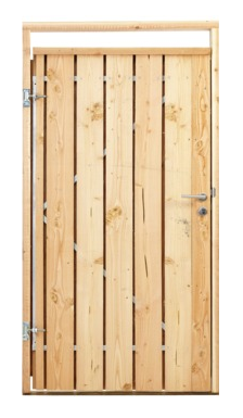 Tuinpoort Douglas op staalframe | incl. plaatsing