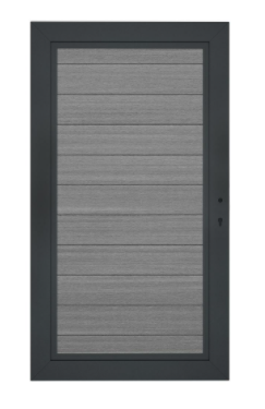 aluWoods poort | Dark Grey | 100x190cm