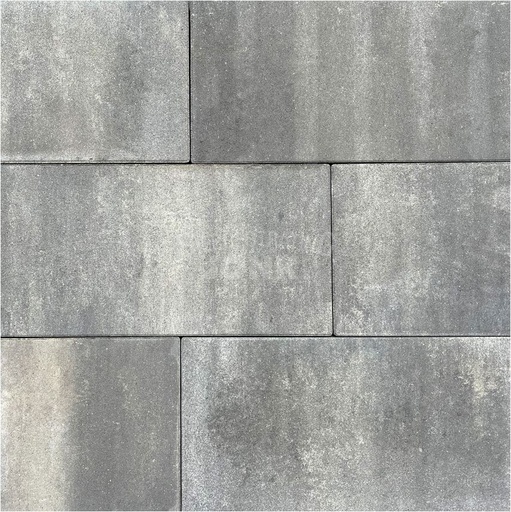 Private Plaza 60x30x6cm Grijs/Zwart op=op