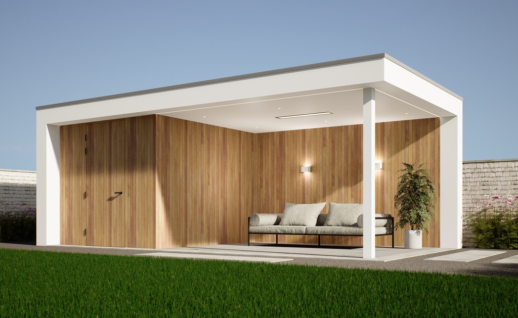 Poolhouse Modern | 730 x 330cm met berging