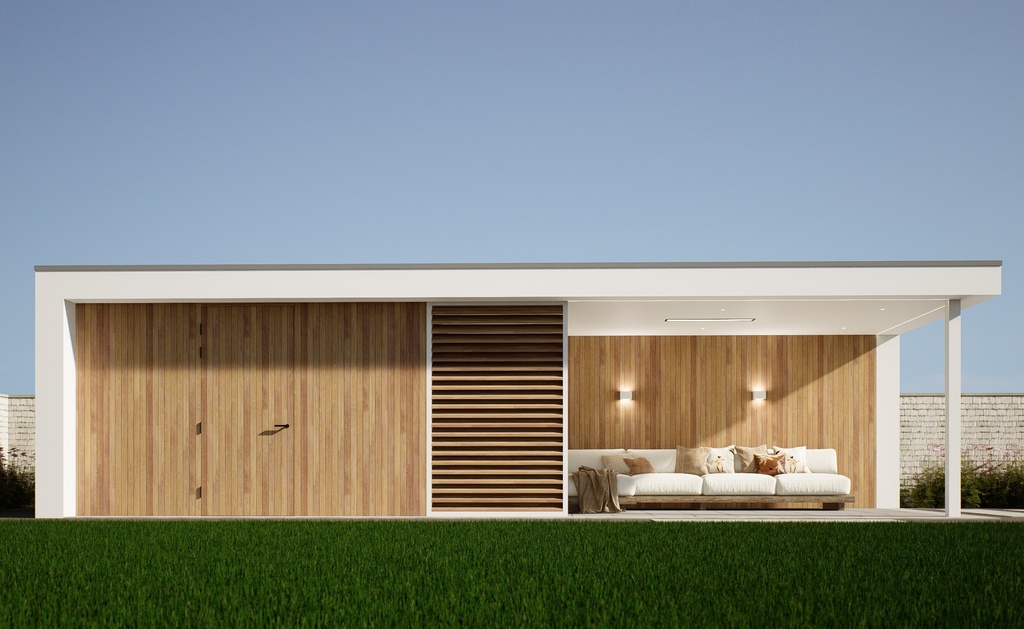 Poolhouse Modern | 1030 x 330cm met berging