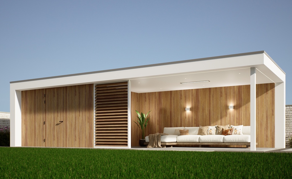 Poolhouse Modern | 1030 x 330cm met berging