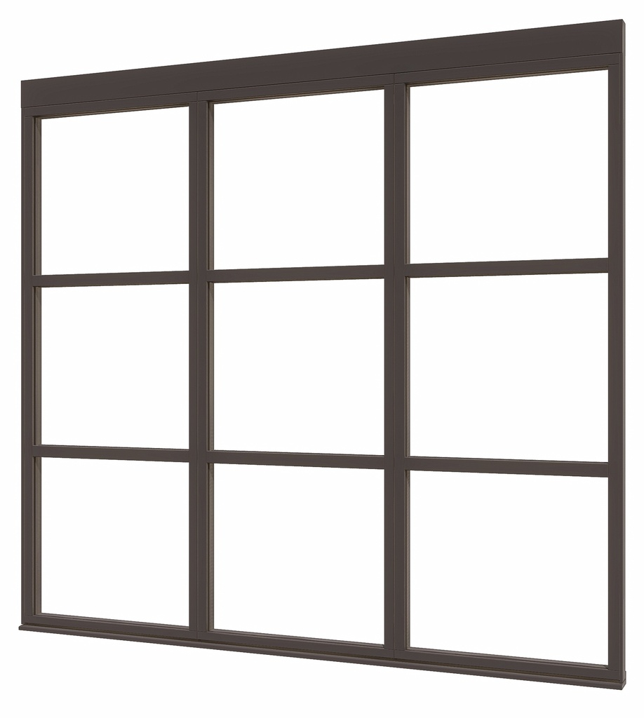 Douglas Steellook raam 248 of 298cm | gelaagd dubbel glas | incl. bevestigingsmaterialen