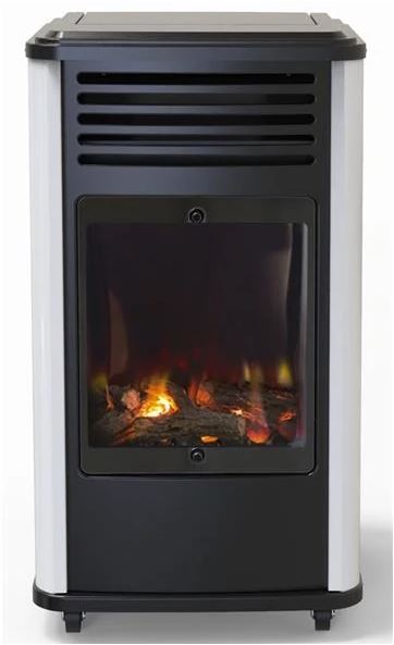[MF-KC014] Manhattan Plus kachel – mobiele sfeerhaard – unieke design gaskachel werkend op propaan