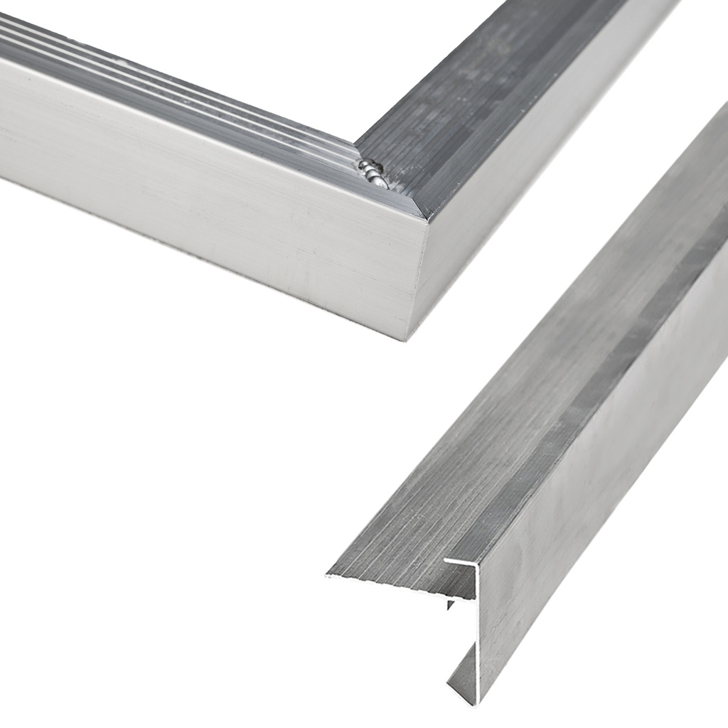 Aluminium daktrim pakket | 4 uitvoeringen &amp; 9 maten