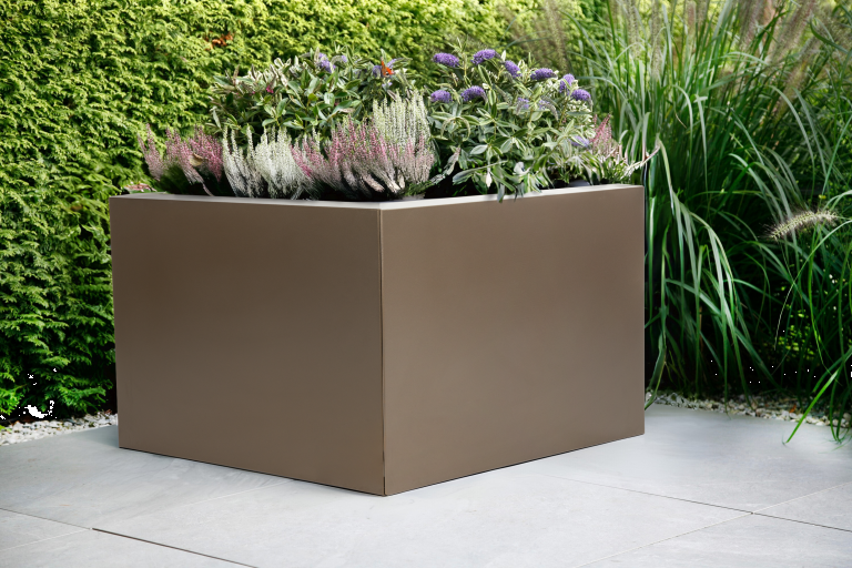 Plantbak Connect Supra Bruin | 3 hoogtes, vierkant en rechthoek in diverse afmetingen