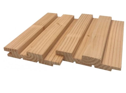 Douglas Rhombus Profiel 25x140 mm Gedroogd en Geschaafd