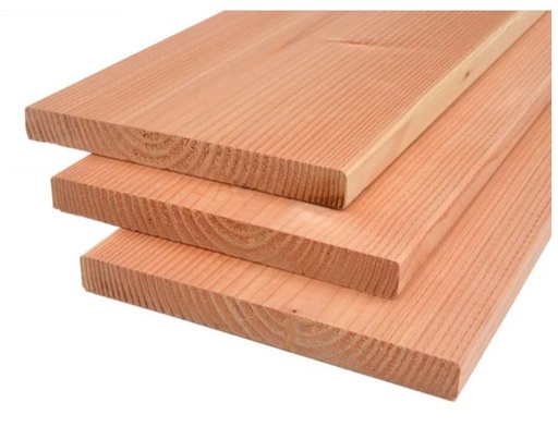 Douglas Planken 18x190 mm Gedroogd en 3 Zijden Geschaafd