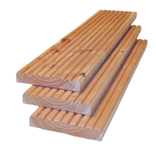 Douglas Vlonderplanken 25x140 mm Gedroogd en Geschaafd