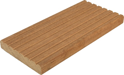 Bankirai vlonderplank 2.5x14.5cm | Glad &amp; Ribbel | diverse lengtematen