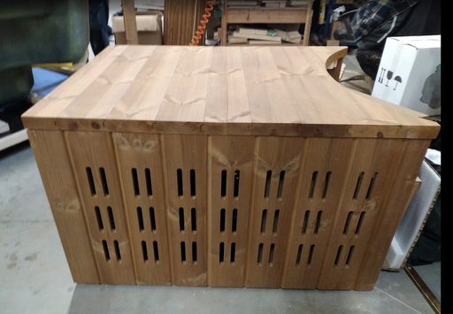Urbantub | box voor warmtepomp en filter