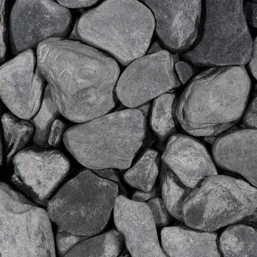 Black slate getrommeld | 30-80mm