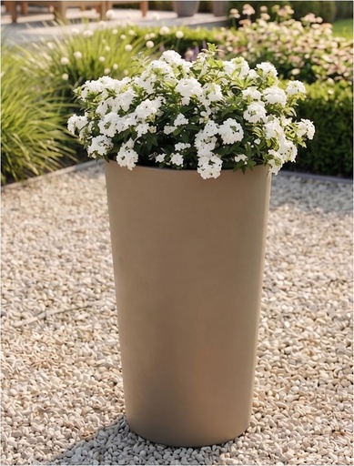 Plantenbak Kunststof Formaat ø43x75 cm|  3 kleuren