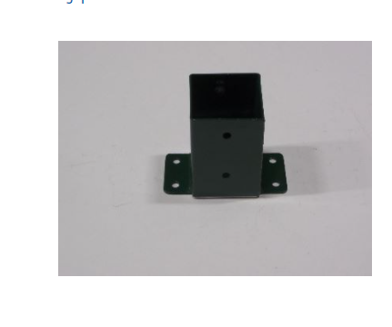 [HV-05 813490] Schommelverbinding | 91x91x2.5mm | groen gepoedercoat
